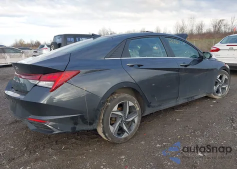 2021 Hyundai Elantra Sel z USA, uszkodzony, nr VIN 5NPLN4AG0MH008741